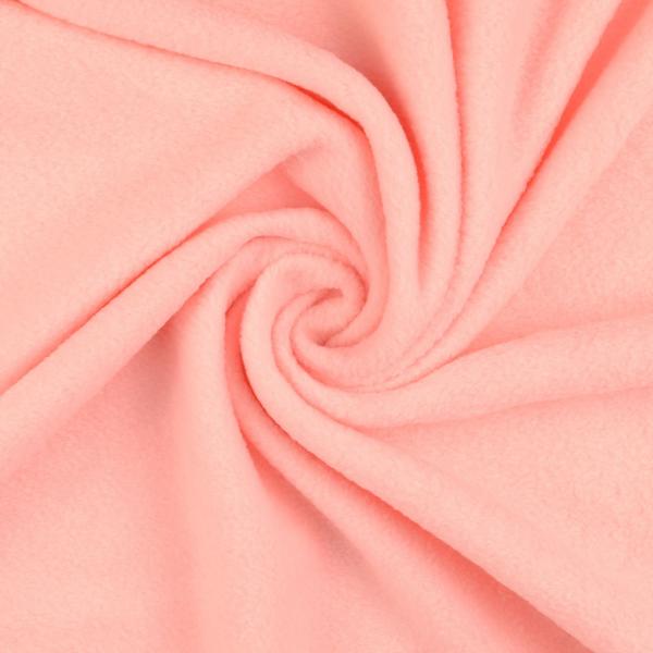 90 cm Reststück Polarfleece Antipilling Babyrosa